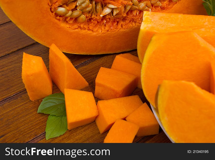 Edible pumpkin is an essential ingredient in a healthy diet