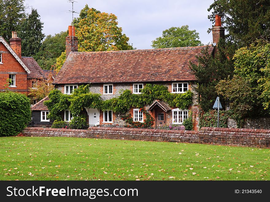 Cottages on an English Village Street