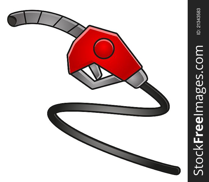 Illustration of fuel station icon