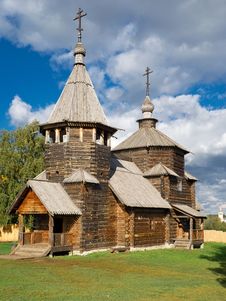 The Traditional Russian Wooden Church Stock Images The Traditional Russian Wooden Church Stock Images