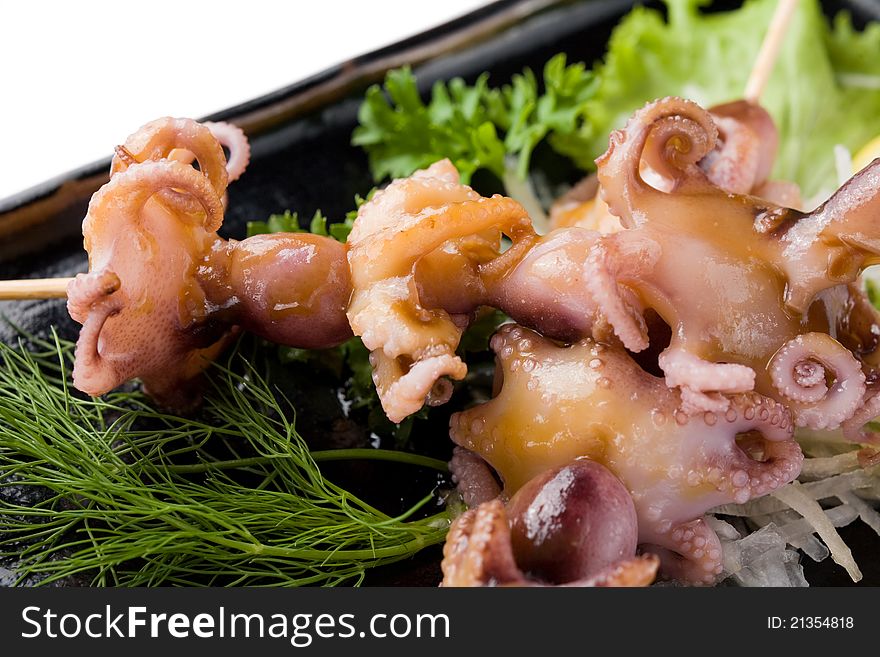 Young Octopus Grilled