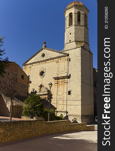 Medieval church located in Blancafort, Tarragona