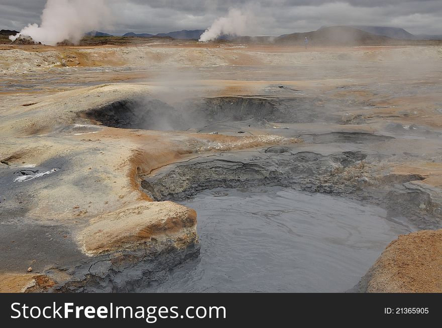 The world of Hverir is geothermal active.