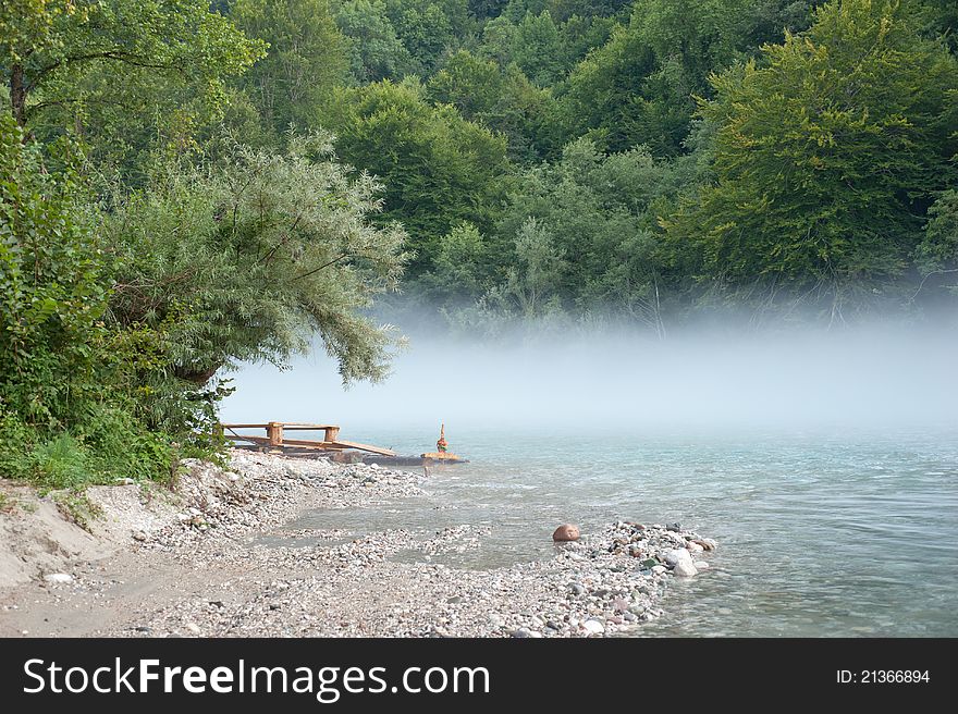 Fog Over A River