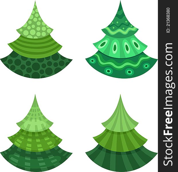 vector Illustration of a christmas tree
