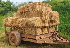 Hay Wagon Royalty Free Stock Photos Hay Wagon Royalty Free Stock Photos