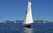 Vintage Yacht At Sea Stock Images Vintage Yacht At Sea Stock Images