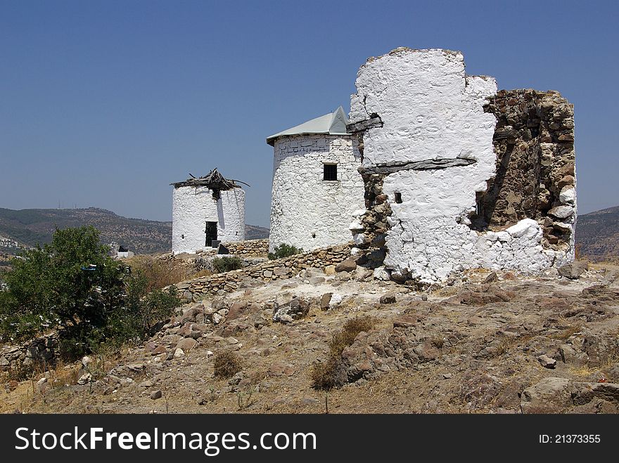 The Old Mills In Turkey