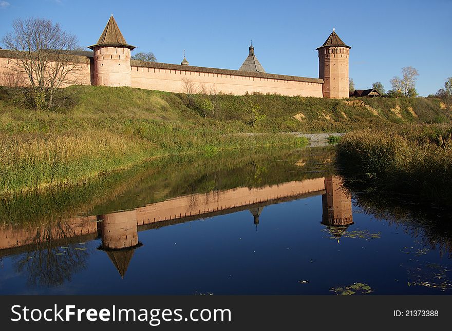 Old fortress in Suzdal, Russia