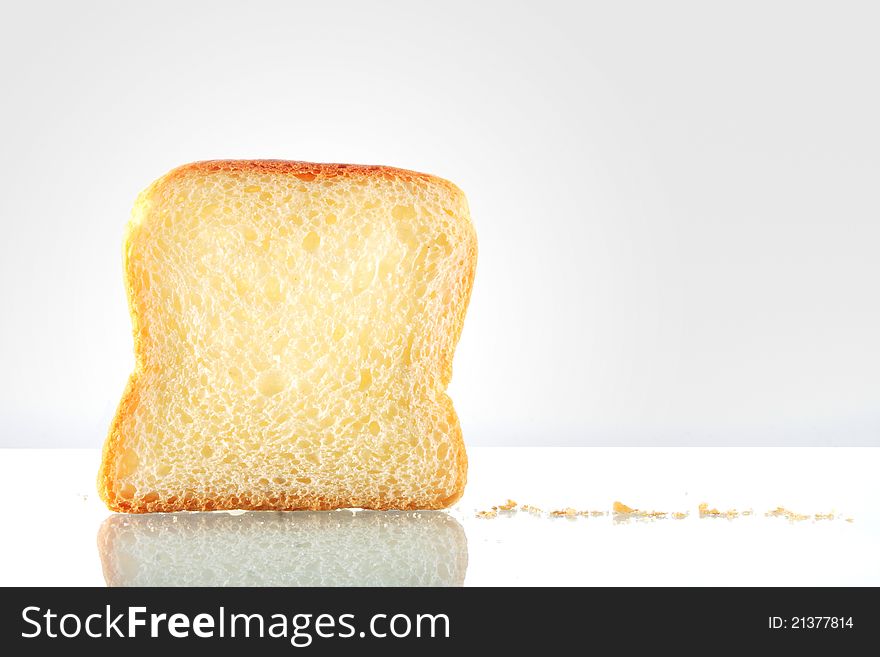 Sliced bread isolated shoot in studio
