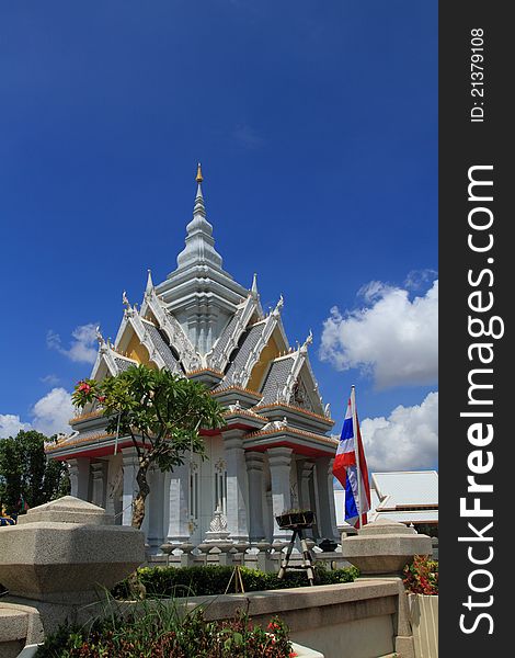 The City Pillar Shrine of Khonkaen city in Thailand