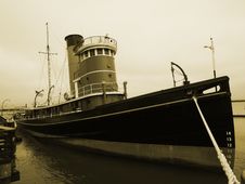 Old Boat At Pier Stock Image Old Boat At Pier Stock Image