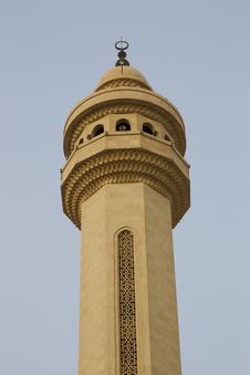 Single Minaret Against A Blue Sky Stock Photo Single Minaret Against A Blue Sky Stock Photo