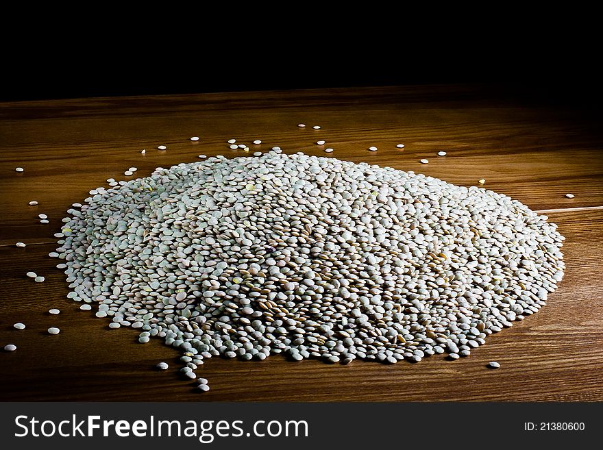 Mountain of Lentil cut to eat. Mountain of Lentil cut to eat