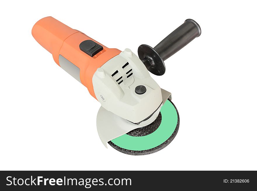 The image of hand grinding machine under the white background