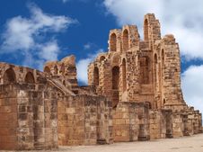 Amphitheater In El Djem Stock Images Amphitheater In El Djem Stock Images