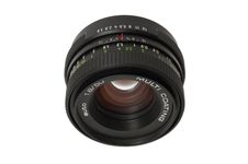 Vintage Prime Lens Stock Photo