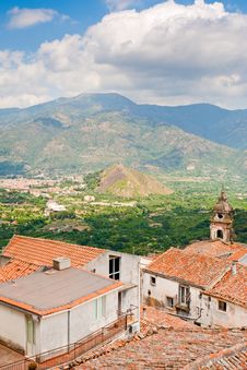 Mountain Valley In Sicily Stock Photography Mountain Valley In Sicily Stock Photography