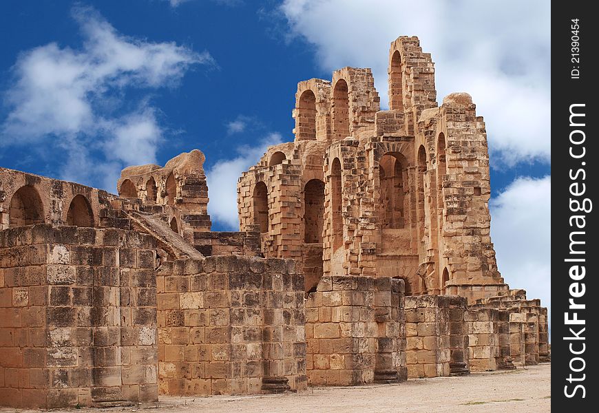 Amphitheater In El Djem