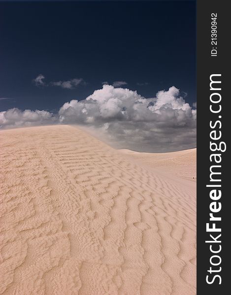 Sand dunes at Nilgen Nature Reserve.