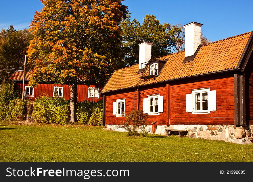 Houses and environment in Sweden. Houses and environment in Sweden.