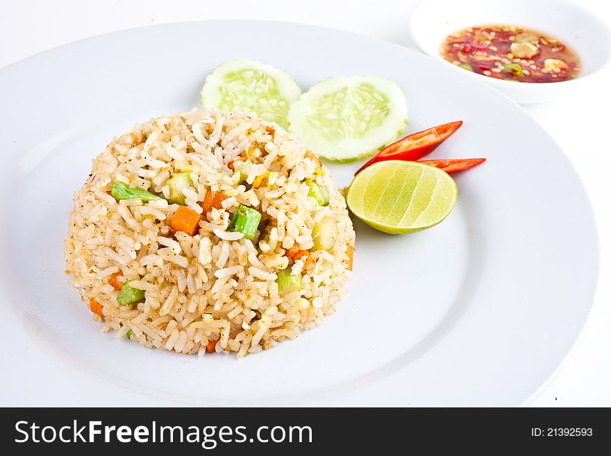 One of the favorite thai food is fried rice. One of the favorite thai food is fried rice.