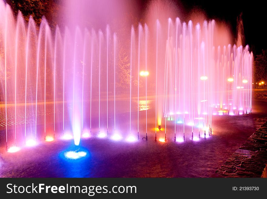 City ​​fountain in Kharkiv region HTZ. City ​​fountain in Kharkiv region HTZ