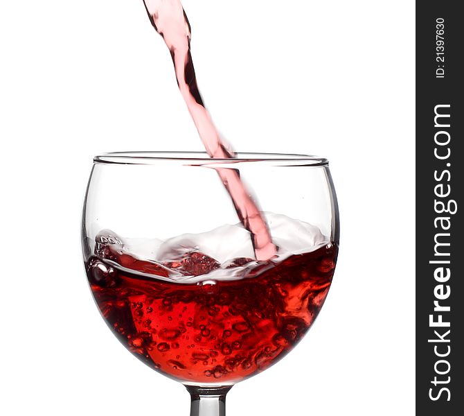 Color photo of a glass of wine. Color photo of a glass of wine