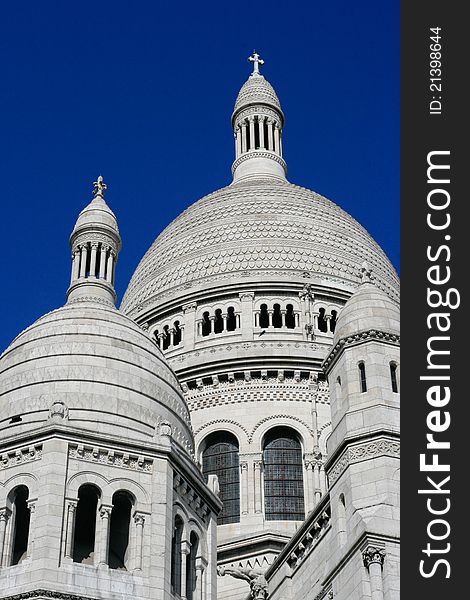 View of the Sacre Coeur, Basilica, France