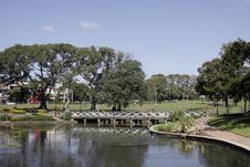 Little Bridge In Park Stock Photos Little Bridge In Park Stock Photos
