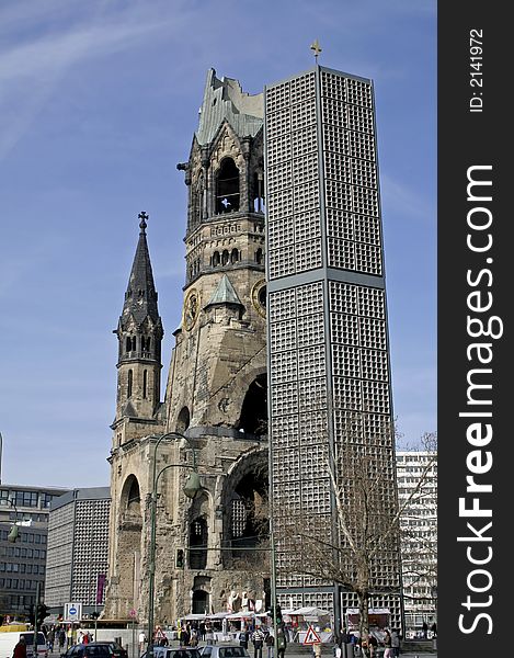 Kaiser-Wilhelm-Gedaechtniskirche in Berlin Germany