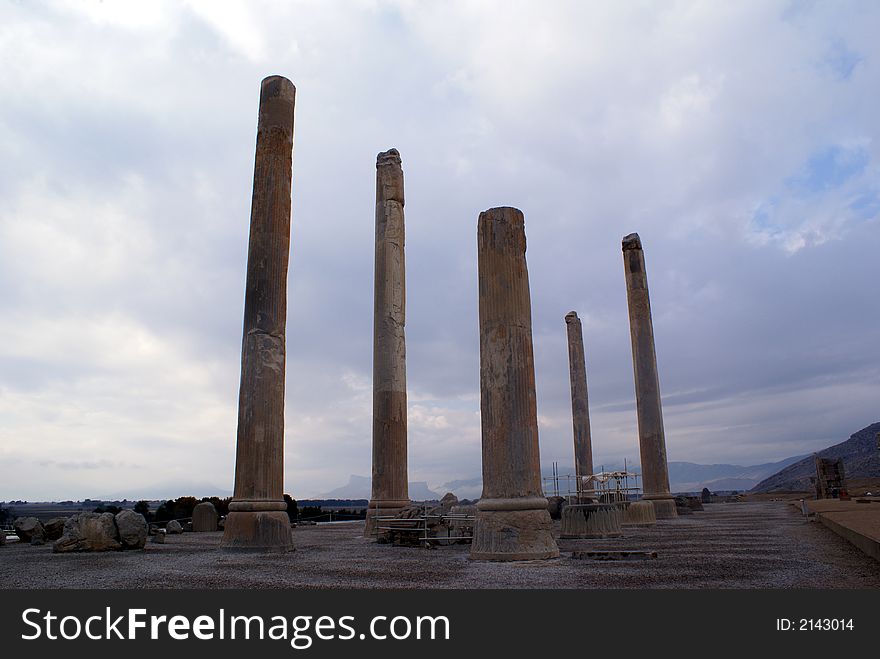 Columns In Persepolis