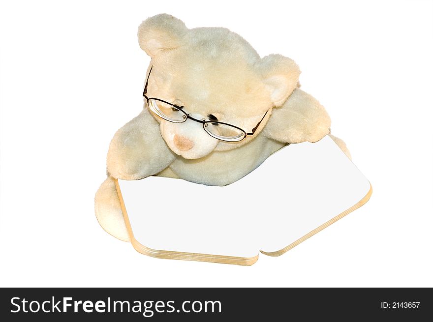 Teddybear Reading Book