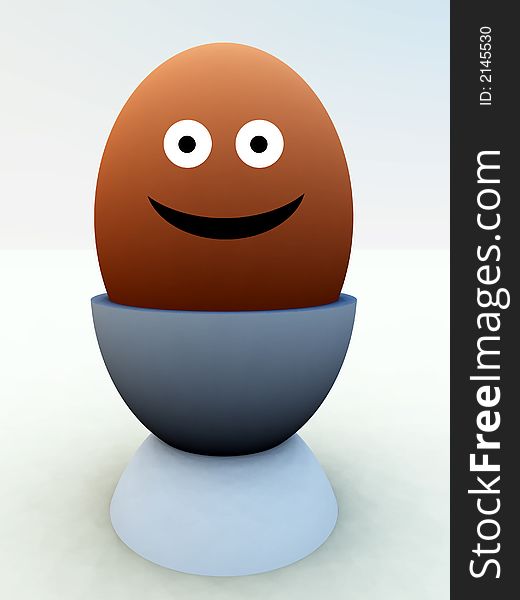 A image of a egg in a eggcup this image is suitable for images relating to Easter and food. A image of a egg in a eggcup this image is suitable for images relating to Easter and food.