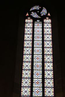 Stained Glass Window In Church Royalty Free Stock Photos Stained Glass Window In Church Royalty Free Stock Photos