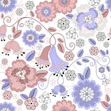 Seamless Pastel Floral Pattern Royalty Free Stock Photo Seamless Pastel Floral Pattern Royalty Free Stock Photo