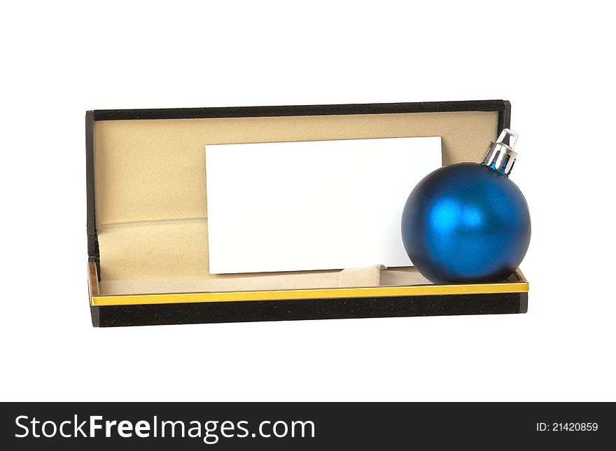 Christmas ball isolated ona white background