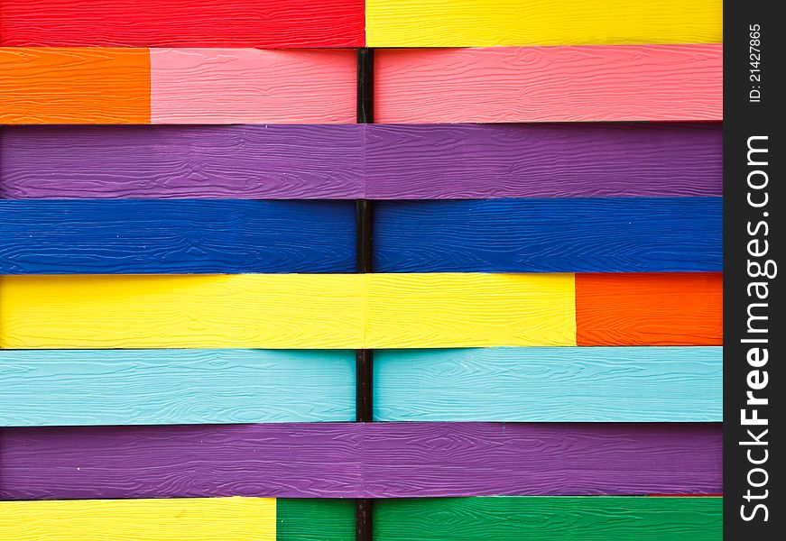 Colorful wooden wall and background. Colorful wooden wall and background