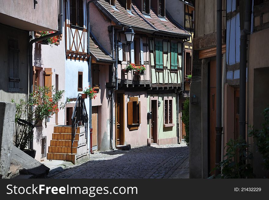 Street scene Alsace