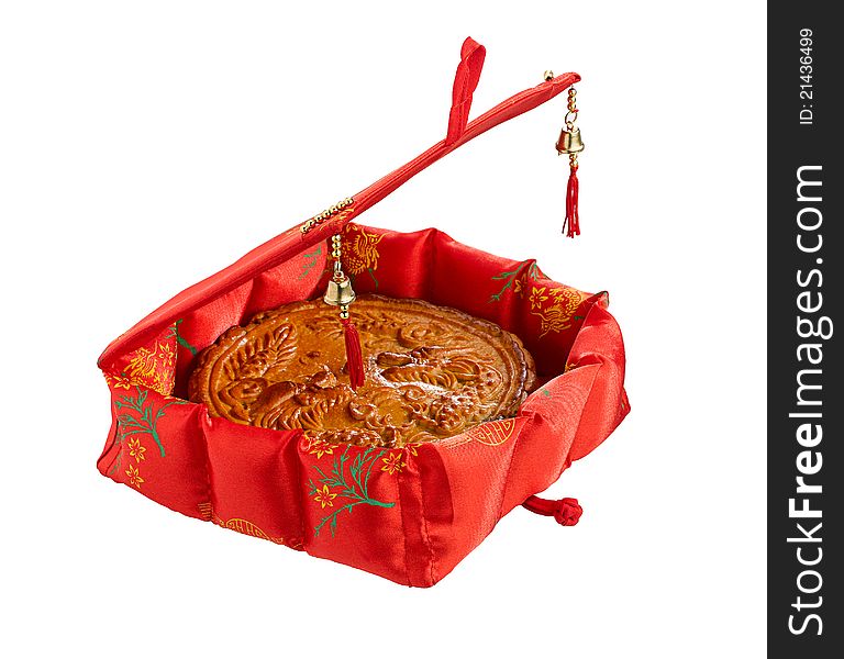 Chinese style moon cake the old fashioned snack