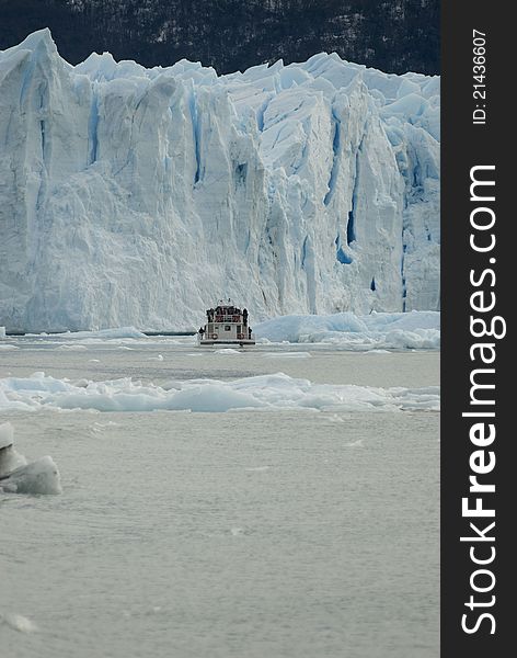 The Perito Moreno Glacier is a glacier located in the Los Glaciares National Park in the south west of Santa Cruz province, Argentina. It is one of the most important tourist attractions in the Argentine Patagonia.