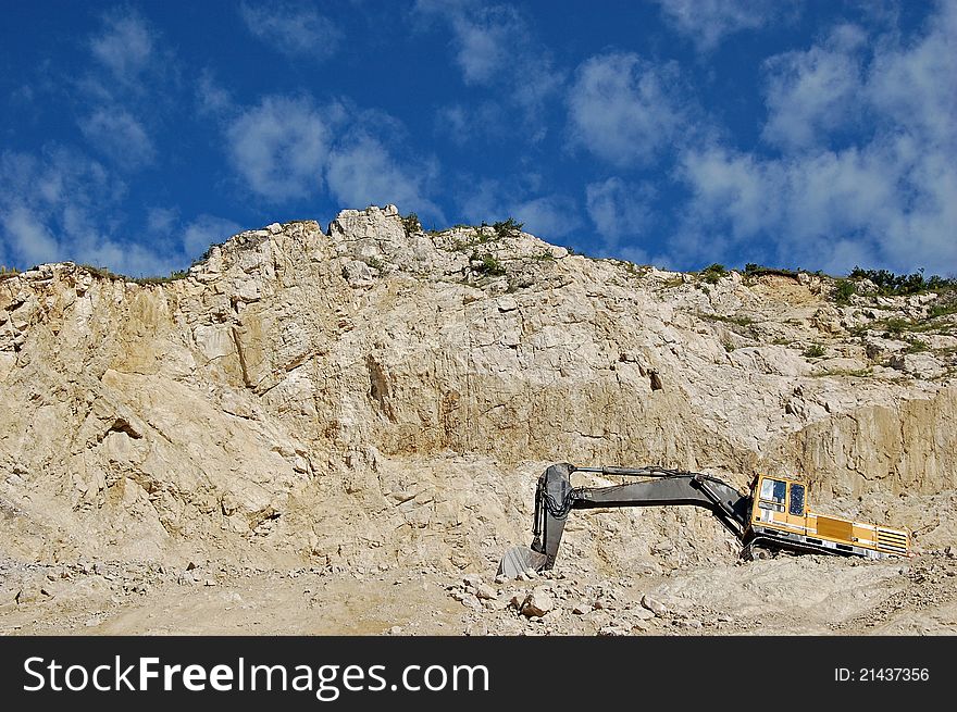 An old stone quarry,Mateias,Arges county.