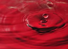 Red Water Splash Royalty Free Stock Photo Red Water Splash Royalty Free Stock Photo
