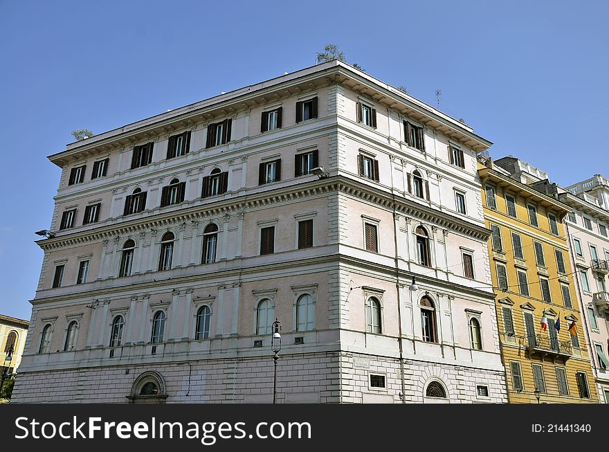 Modern Building In Rome