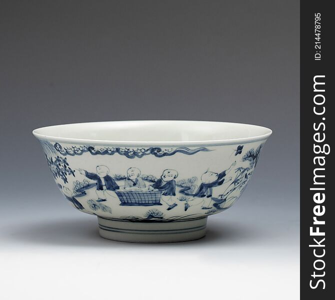 Chinese ancient blue and white ceramics