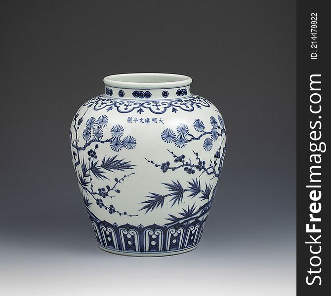 Chinese ancient blue and white ceramics