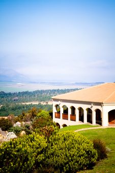 Luxury Summer Villa With Ocean View Royalty Free Stock Photography Luxury Summer Villa With Ocean View Royalty Free Stock Photography