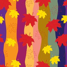 Autumn Leaves Seamless Pattern Stock Photo Autumn Leaves Seamless Pattern Stock Photo