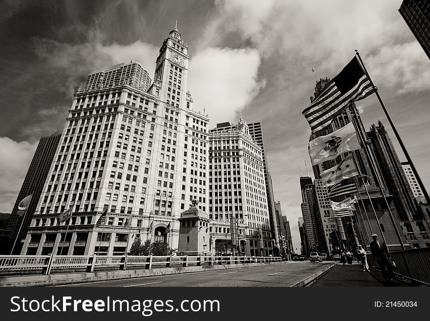 Wrigley Building Clock Tower