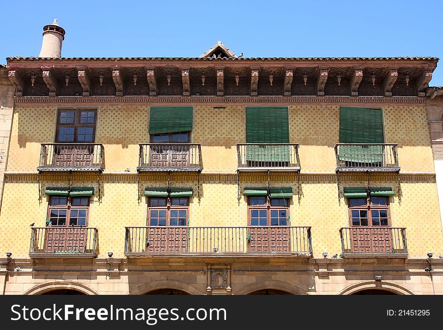 Poble Espanyol In Barcelona, Spain